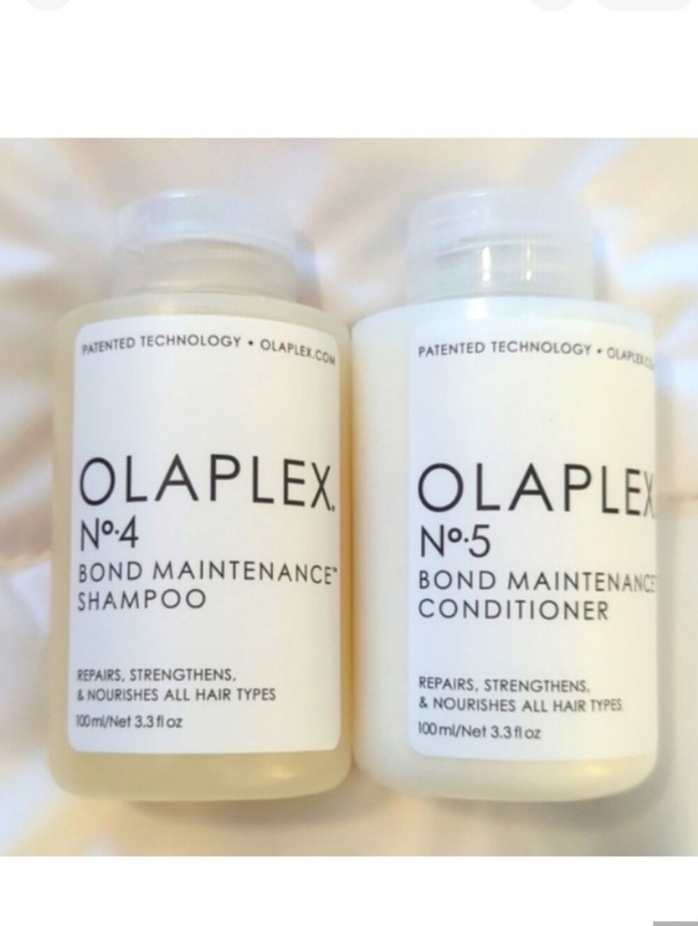 OLAPLEX No.4 Shampoo & No.5 Conditioner Duo Bonding Set Keratin 3.3 FL Oz Size
